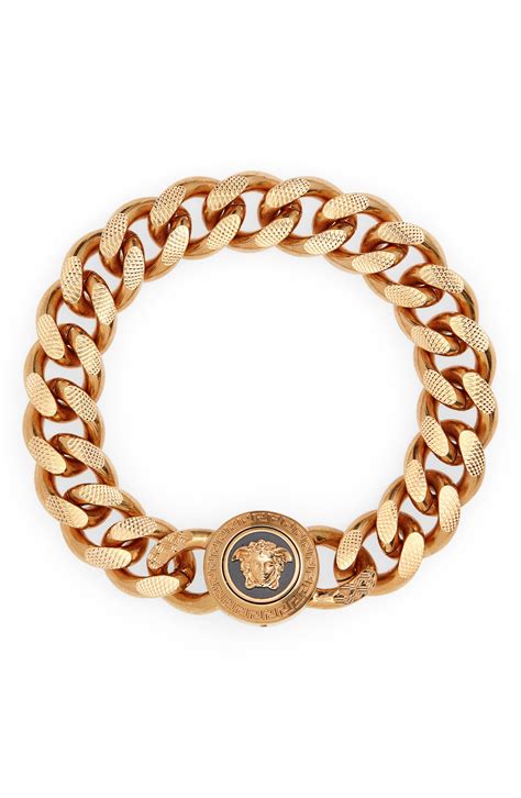 versace bracelet mens sale|versace medusa bracelet men's.